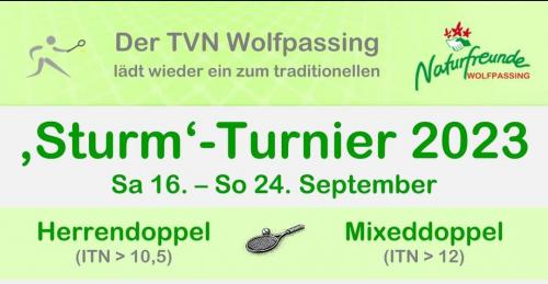 Teilnahme am Sturmturnier des TVN-Wolfpassing von 16. - 24.9.2023